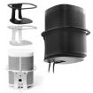 Black Metal Wall Mount Bracket for 5-Inch Diameter Speakers - 2