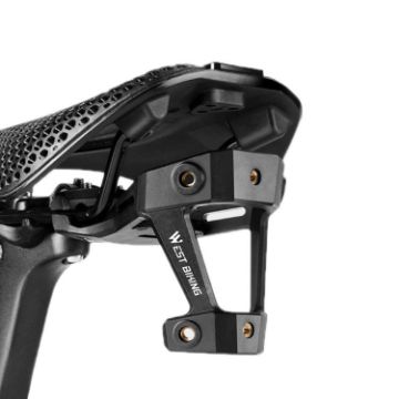WEST BIKING Saddle Adapter Extension Bottle Holder (Black) - 1