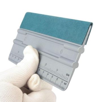 29cm Dark Gray Auto Film & Wallpaper Scraper Tool with Scale - 1