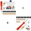 33pcs Tire Valve Core Tool & Repair Kit for Car Bicycle, Spec B - 2