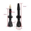 44mm Black Tubeless French Valve for Mountain Road Bike - 3