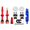 Red 44mm Tubeless French Valve for Mountain Road Bike - 1