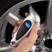 High-Precision Blue Black Digital Tire Pressure Gauge Display - 6