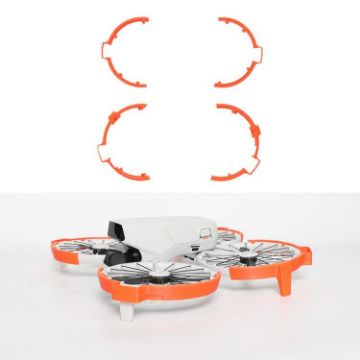 DJI Flip Drone with Orange Tripod Bumper Ring - 1