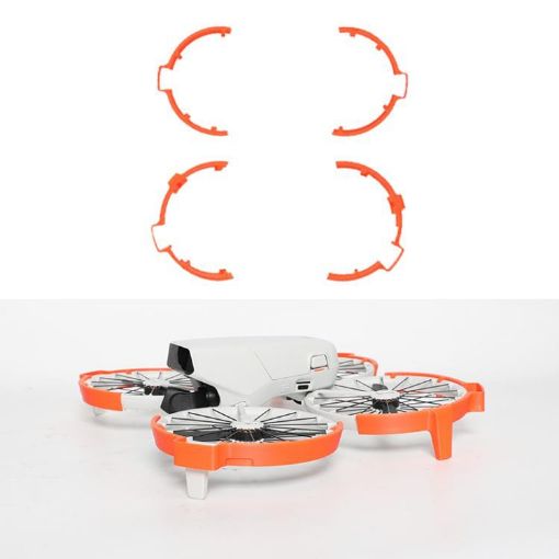 DJI Flip Drone with Orange Tripod Bumper Ring - 1
