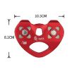XINDA TP-Q9720 Outdoor Jungle Double Axle Pulley (Blue) - 3