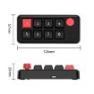MKESPN 8-Key Wired Gaming Mechanical Keyboard With Knob (Black) - 2