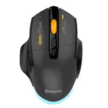 MKESPN W601 Silent Wireless Macro Gaming Mouse 12800DPI Black - 1