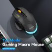 MKESPN W601 Silent Wireless Macro Gaming Mouse 12800DPI Black - 6