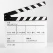 Wooden Director Board Shooting Movie Clapper With Chinese Large White - 1