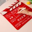 Wooden Director Board Shooting Movie Clapper With Chinese Large White - 6