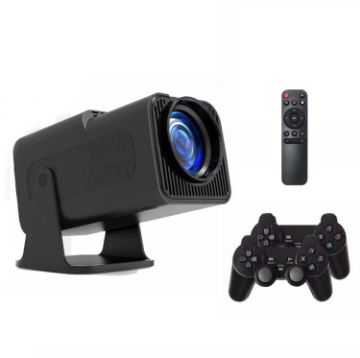 HY320 Game Projector Android 11 with Wireless Controller 720P UK Plug - 1