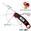 Foldable Black LCD Screen Food Thermometer with Digital Display - 5