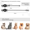 Gray Silicone AirTag Pet Collar Case with Bell & Reflective Features - 3