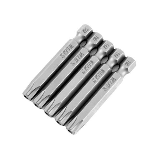 WEILIGU 5pcs 75mm T40 S2 Magnetic Pneumatic Drill Bit Set - 1