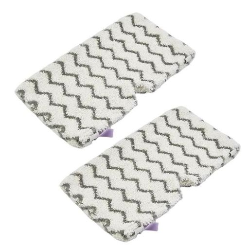 Rag Mop Pads for Shark S3501/S3901/S3550/S3601 (2pcs/Pack, White) - 1