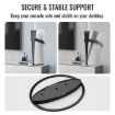 Silver Vertical Stand for PS5/PS5 Slim/Pro Console Non-Slip Base - 5