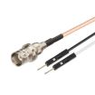 BNC Female to Dual DuPont Male RG316 Adapter Cable (1m) - 1