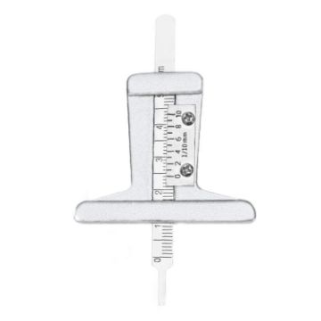 Stainless Steel 0-50mm Tire Tread Depth Gauge (A1286) - 1