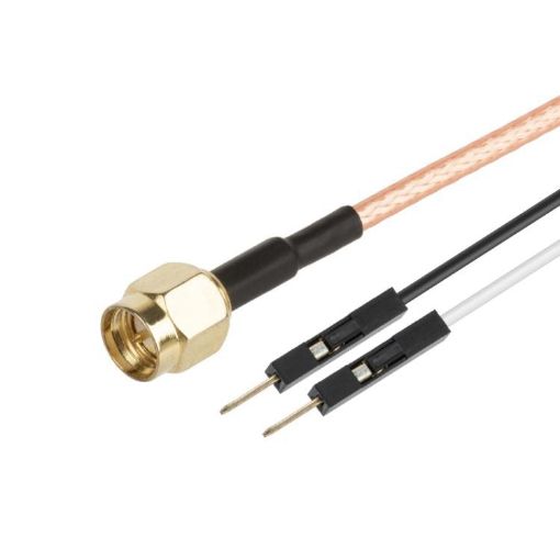 SMA Male to Dual DuPont Male RG316 RF Extension Cable (1m) - 1