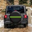 16" Thickened Imitation Leather Spare Tire Cover, Reflective (FG-2 Red) - 6