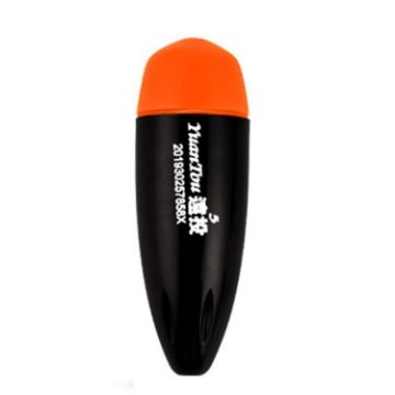 Luminous Orange ABS Anti-Fall Fishing Float, Size 5 for Night Fishing - 1