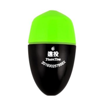 Luminous Night Fishing Float, Size 6, Green, ABS Anti-Fall - 1