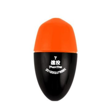 Orange Luminous Night Fishing Float - ABS Anti-Fall, Size 7 - 1