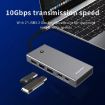 Blueendless M.2 NVMe/SATA Hard Disk Box HUB with 4K60Hz and USB 10G - 5