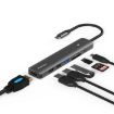 Blueendless 7-in-1 Type-C Dock: HDMI, PD, USB, SD & TF Slots - 1