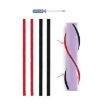 Dyson Vacuum V7/V8/V10/V11 Thin Rolling Brush Plush Strips Set - 2