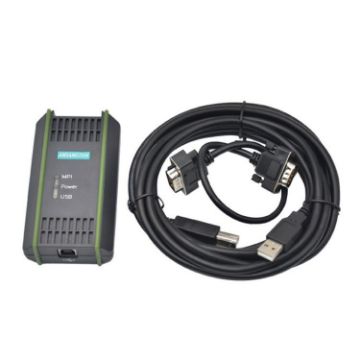 AMSAMOTION USB-MPI Cable for Siemens S7-200/300/400 PLC 2.5m - 1