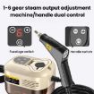YAERDUN 1500W Steam Cleaner, Digital, 220V EU Plug (Red Black) - 5