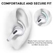 AhaStyle PT189 Silicone Ear Hooks for AirPods Pro 2, White, Small - 5