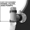 Intex Pump Plunger Valve Hose Connector for 28635EG/28633EG - 3