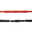 Red 4mm Banana Adapter Multimeter Extension Straight Connector - 6