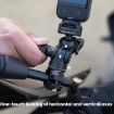 PGYTECH Black Motorcycle Rearview Mirror Quick Release Bracket - 4