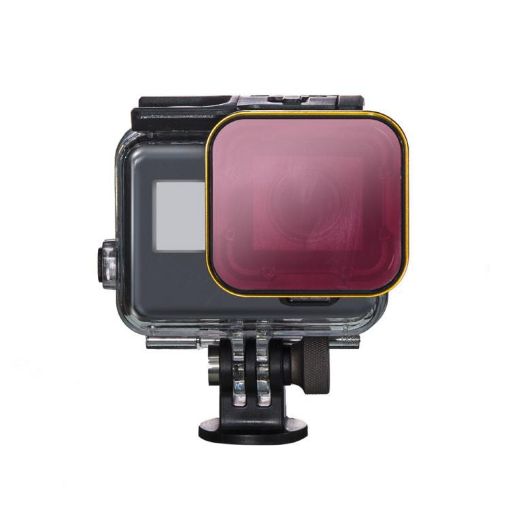 Red Snorkeling Filter Case for GoPro 5/6 by PGYTECH - 1