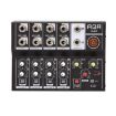 Q48 8 Channel Audio Mixer Console with Digital Reverberator Effects - 1
