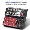 Q48 8 Channel Audio Mixer Console with Digital Reverberator Effects - 4