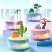Mini Landscape Humidifier USB Aromatherapy Diffuser (Cherry Tree) - 2