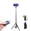 YUNTENG 1688L Selfie Stick Tripod with Bluetooth Remote, 16.5-77 Inch - 2