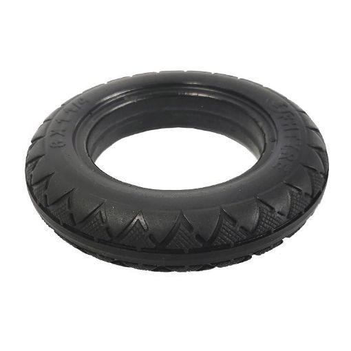 6X1 1/4 Mini Scooter Thickened Flat-Proof Solid Tire Accessory - 1