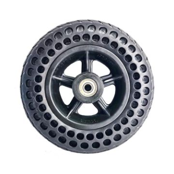 7x2 7-Inch Power Wheelchair Honeycomb Solid Tire Wheel Set - 1