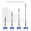 YUNTENG 1288 Aluminum Selfie Stick w/ Bluetooth for Phones & Cameras - 3
