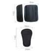Black Nylon Baby Stroller Seat Belt Shoulder Guard, 3pcs/Set - 2