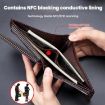 BULL CAPTAIN RFID Anti-theft Cowhide Wallet, Multiple Card Slots - 6