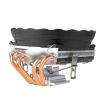 EVESKY RGB LED CPU Cooler 12cm Quiet Fan Dual Copper Heat Pipes - 4