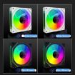 Prism 4RRO ARGB Sync PWM Quiet 12cm Computer Case Fan - Black Frame - 3