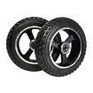 6 Inch 8mm Electrical Scooter Trolley Solid Aluminum Wheels - 3